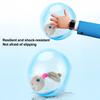Electric Automatic Rolling Hamster Ball, Rolling Ball Toy with Plush Rabbit Inside, Simulation Animal Interactive Ball Toy, Gift for Toddlers