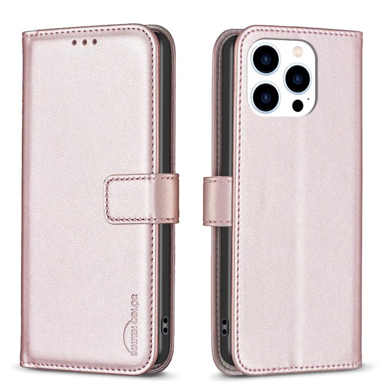 Wallet Flip Case on For iPhone 16 Pro Max Classic Phone Leather Cases For Apple iPhone16 Plus 16Pro Coque Card Slot Back Cover