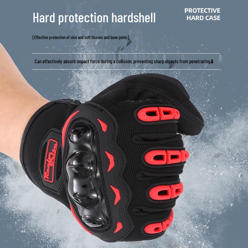Anti-slip Full-Finger Touchscreen Motorcycle & Racing Gloves for Off-road and Electric Vehicle Riding