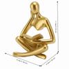 Resin Resin Thinker Desktop Statue Bookshelf Decorative Figurine  Hotel Interior Display Piece