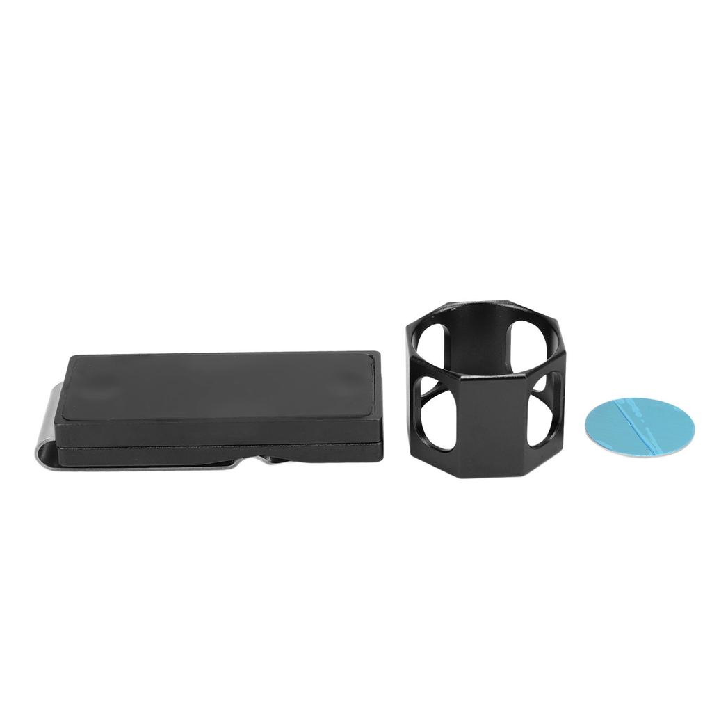 Billiard Chalk Holder Clip Magnetic Portable Octagonal Inner Round Single Section Pool Cue Chalk Cas