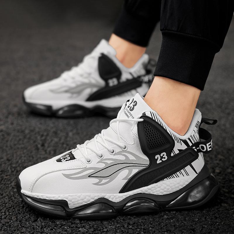 Jinjiang basketball shoes men's summer and autumn breathable teen students shock-absorbing sports shoes actual combat professional hot-selli
