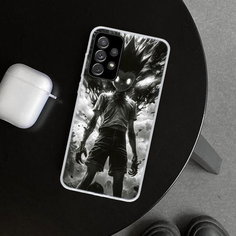 Huner X-Hunters Gon Phone Case Cover for Samsung Galaxy A12 A22 A32 A52 A72 A02S A51 A50S A31 A20S A10S Note 20 Ultra 10 Plus Ga