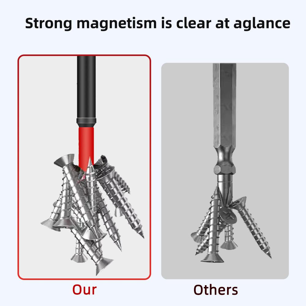 10/20PCS Impact Magnetic Batch Head Non-Slip PH2 Cross Screwdriver Tip Drill Bit Set High Torque Hard Screw Alloy Steel 25/50mm