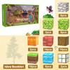 My Magnetic Block World: Primeval Forest Series Educational Building Cubes for Children