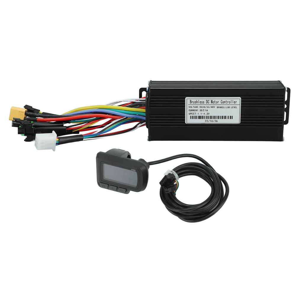 24V 36V 48V 1000W‑1500W 30A 3 Mode Sine Wave Controller LCD Display Kit for Electric Bike Scooter