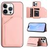 For iPhone 16 Pro Max Case Card Holder Kickstand Skin-Touch Phone Cover with Wrist Strap