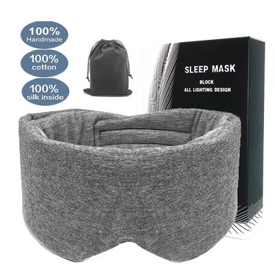 Katoenen Slaapmasker Vrouwen Mannen Oogbedekking Schaduw Patch Ademende Blinddoek
