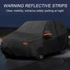 Motoforti Car Cover Outdoor Waterproof Sun Rain Hail Protection with Left Side Door Zipper 210D-PU for Lincoln Aviator