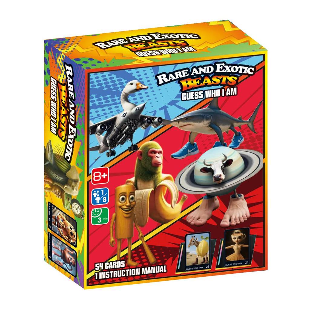 Classic Chinese Mythology Card Game - English Version for Party Entertainment
