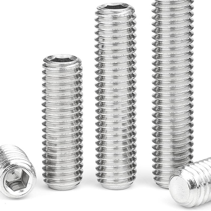 304 Stainless Steel Hexagonal Headless Set Screw - M3 M4 M5 M6.