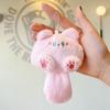 Cute Squeaky Kitten Keychain Plush Toy and Bag Charm