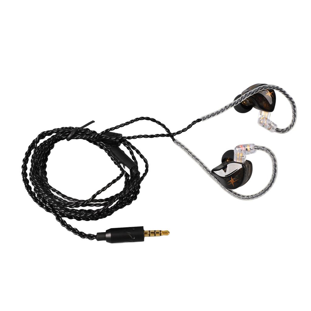 Monitoring   Wired Earphones Composite Magnetic Coil Corded Earphones for Game Music Running Sports