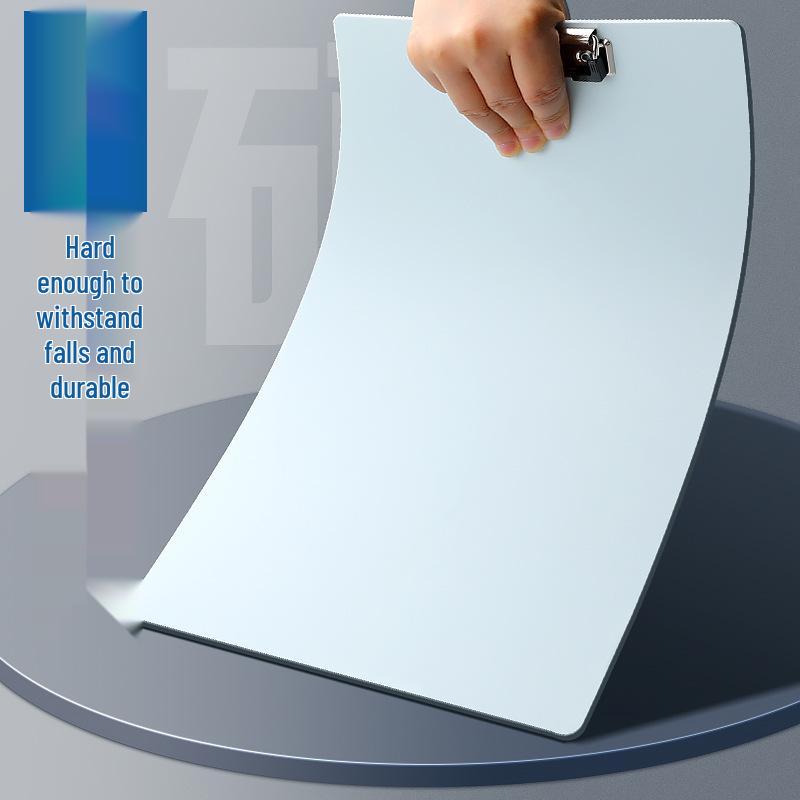 A4 Thickened Metal Clipboard with Strong Clip for Office, Students, and Meetings