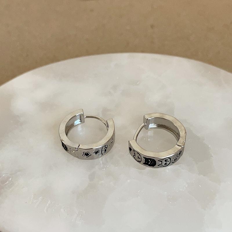 

Асимметричные серьги-пусеты «Граффити котенок» для женщин - Милые, элегантные и универсальные модные украшения.