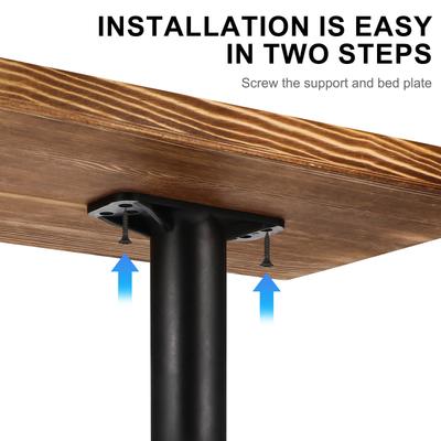 2Pcs Bed Frame Center Support Heavy Duty Adjustable Legs 5.11-8.66in Strong Load-Bearing Bed Replacement Parts Non-Slip Floor