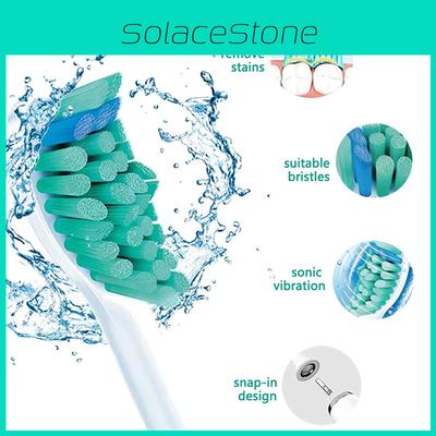 Philips Sonicare C1/2 Toothbrush Replacement Heads Pack Of 4 Gentle And Effective