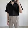 Men's Light Mature Style Short-Sleeve Polo Shirt - 2022 Summer Korean Trendy Lapel T-Shirt