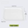 Wuhe 17.7-inch Round Anti-slip Serving Tray