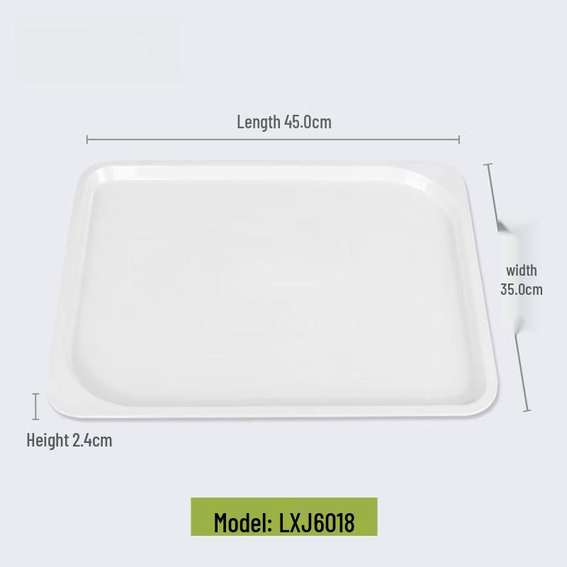 Wuhe 17.7-inch Round Anti-slip Serving Tray