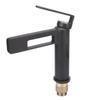 Waterfall Bathroom Faucet Hot and Cold Water Mixer Tap Single Hole Washbasin Faucet for Bathroom Grey