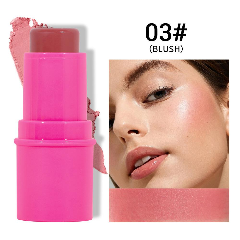 JULYSTAR Schönheit Gesicht Aufhellend und Pflegend Highlight Stick Make-up Natürlich Dreidimensional Langanhaltend Leicht zu Färbender Rouge Stick