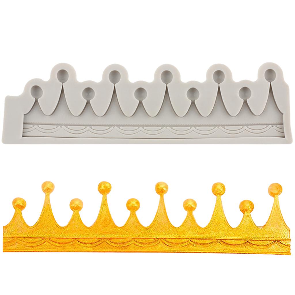 Crown Silicone Moulds Wedding Cake Topper Fondant Cake Decorating Tools DIY Baking Candy Polymer Clay Mould Chocolate Gumpaste Moulds