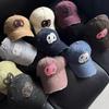 Fashion Hat Korean trendy brand ripped cap children American retro street deepening big head circumference showing face small baseball cap