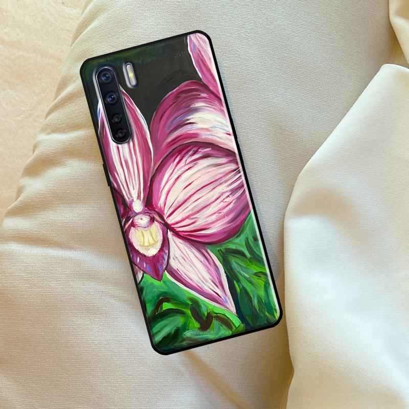 Orchid Flowers Colorful Case For Oppo A96 A76 A16 A18 A38 A58 A78 A98 A74 A94 A54 A80 A60 A40 A15 A17 A57 A5 A6 Pro