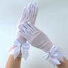 1Pairs Sexy Wedding Bridal Gloves Breathable Tulle Gloves New Bridal Gown Mittens  Party Dress