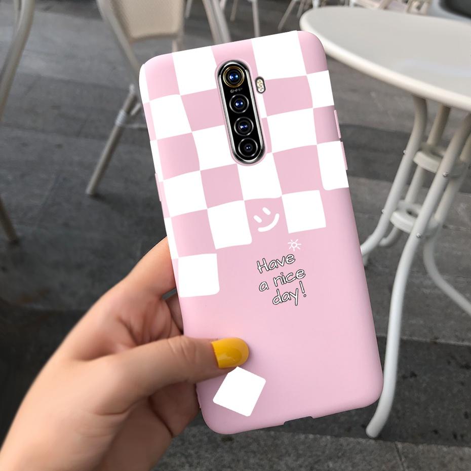 For Realme X2 Pro Phone Case Realme XT X2 Lovely Printing Candy Color Silicone Back Cover For RealmeX2 X 2 Pro XT Soft TPU Coque