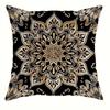 Black And Gold Floral Pillowcase Designsuitable For Sofa Car Bedroom Decorative Cushion Cover Pillow Cover