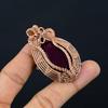 Ruby Pendant Gemstone Jewelry, 999 Copper Wire Wrapped Handmade Pendant, Latest Design Jewelry