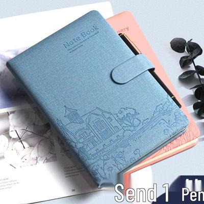 Thickened A5 Literary Style Hardcover Notebook - Cute Girly Heart Planner, Creative Journal Diary B5 Size.