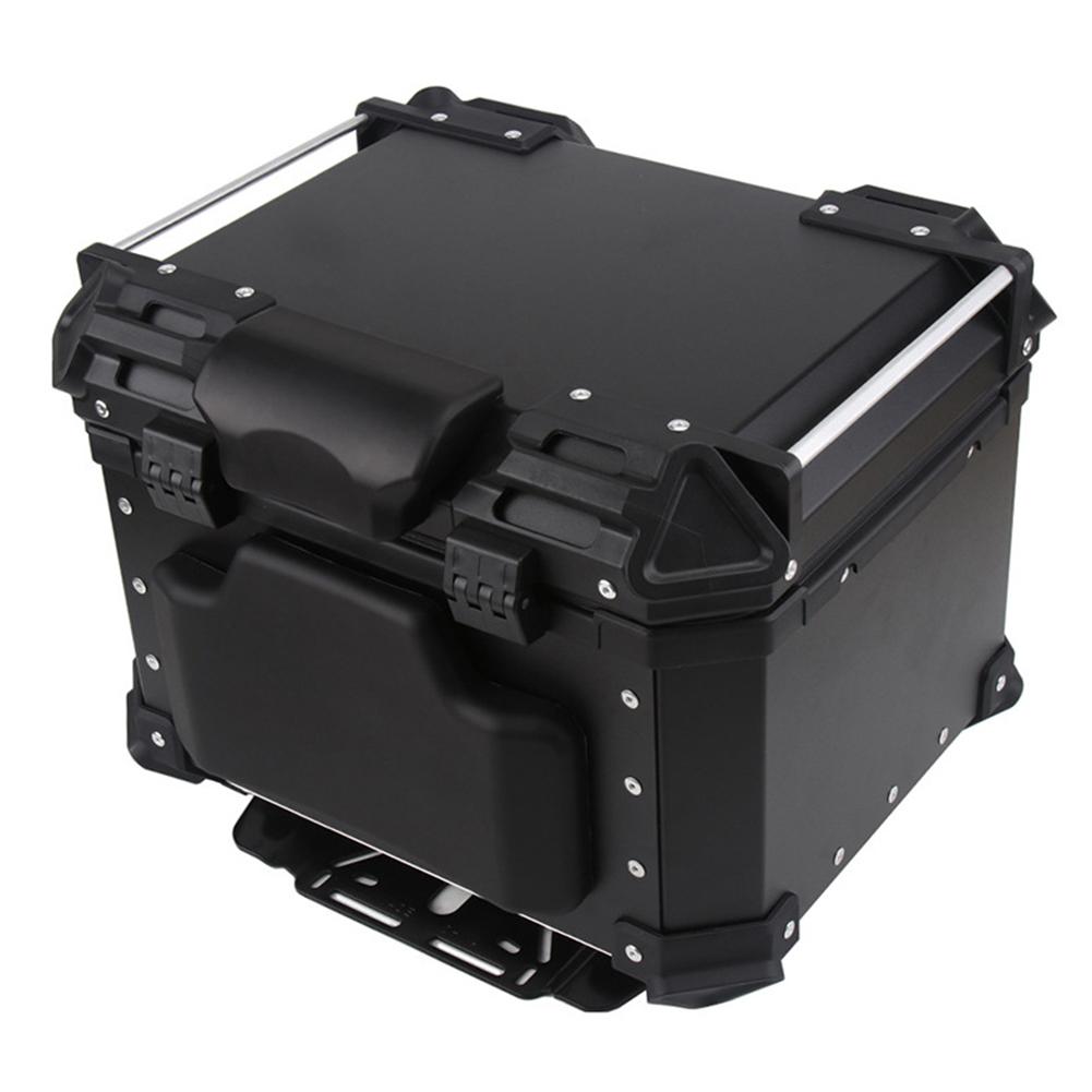 1Pc Universal Motorcycle Passenger Backrest Back Pad Universal Self-adhesive Shockproof Motor Rear Top Case Box Luggage Cushion