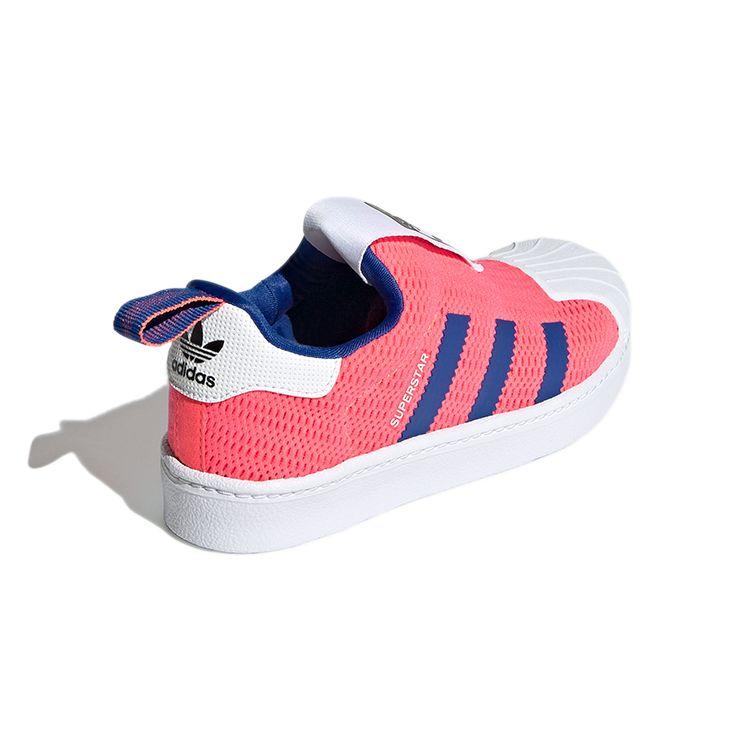 Adidas Originals Superstar 360 Breathable Low-Top Sneakers Kids Sneakers Pink White Blue FX4911