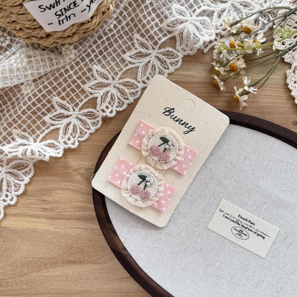 2pcs/set Cartoon Cute Hair Clips for Baby Girls Barrettes Hairgrips Sweet Girl Hairpins Headdress Hair Accessories Kids Headwear