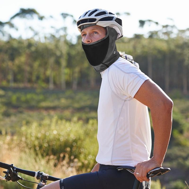 Sunscreen Masque Ice Silk Breathable Full Head Masque Face Cover Cooling Sun Uv Protection Hood Motorcycle Face Masque For