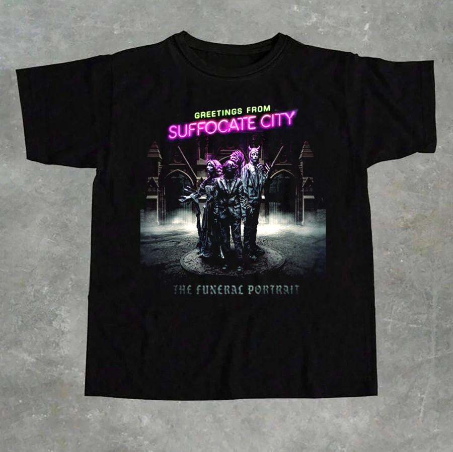 The Funeral Portrait Band Suppocate City Cotton T Shirt Full Size S5XL