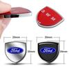 KLYD4 Car Styling Metal Side Front Fender Trunk Shield Badge Stickers For Ford Mustang Focus Mondeo Kuga Fiesta MK7 Escort Edge S-max