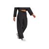 Adidas Comfortable Breathable Mid-Rise Drawstring Casual Pants Women Bottoms Black JP4197