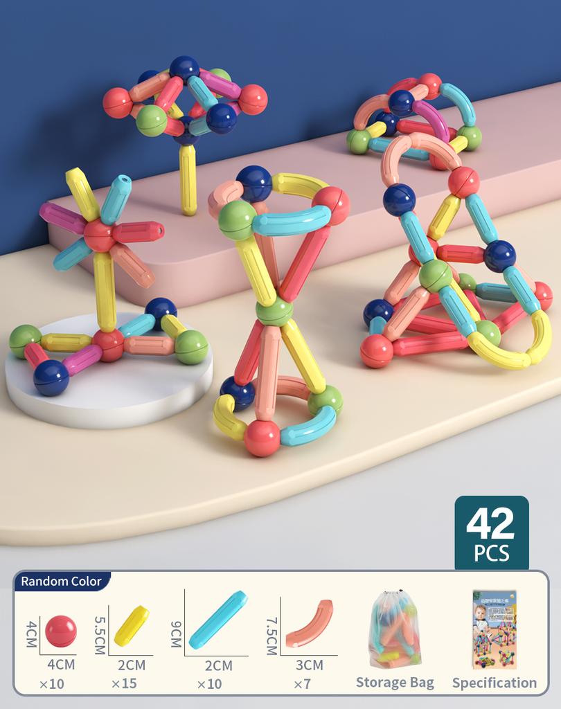 Non-Toxic Building Toddler Learning Sensory Toys For Kids Children Kids Gifts Early Educational Learning Magnet Building Blocks