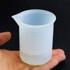 100ml Resin Cup DIY Crafts Jewelry Silicone Measuring Cup Reusable Mixing Cup with Precise Scale Non-Stick Silicone Cup