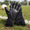 Goalkeeper Gloves Latex Thickened Durable for Soccer Training and Match Adult Kid Adjustable Wristband