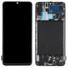 Tft Lcd Screen compatible Samsung Galaxy A70 Digitizer Full Assembly With Frame, Not Supporting Fingerprint Identification (black)+(trec