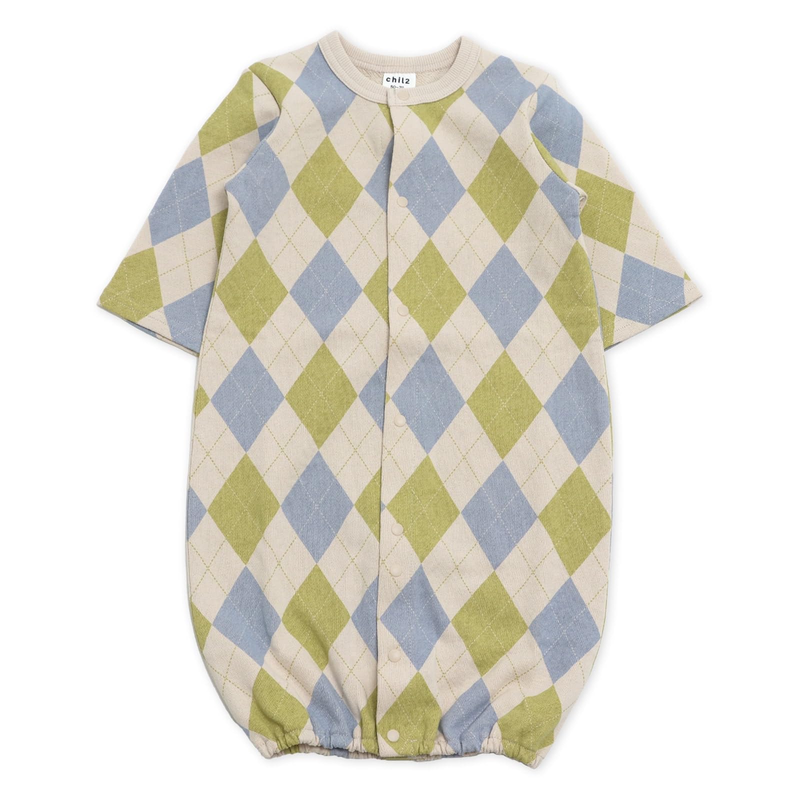 

Long sleeve romper coverall baby newborn clothes baby clothes boys girls cotton all over pattern fully open front [chil2] two-way children s 100%