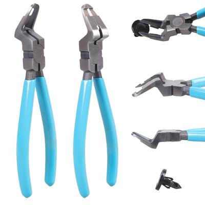 Diagonalschneider Draht-Seitenschneider Auto-Drucknieten-Clips Zierleisten-Clips Hebelwerkzeug Clips Panel-Sortimente Abzieher Karosseriewerkzeuge (Hellblau)