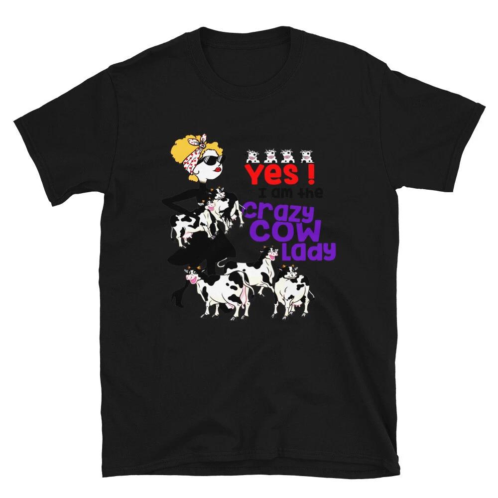 Crazy Cow Lady T-Shirt S