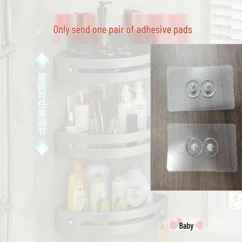 Badezimmer-Eckregal & Handtuchhalter ohne Bohren