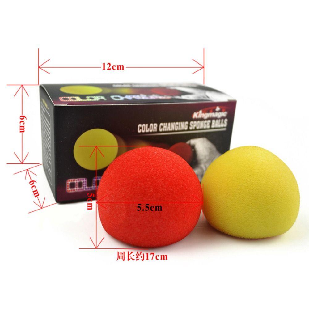 Magic Accessories Classical Magician Finger Sponge Ball Magic Sponge Ball Color Change Sponge Ball